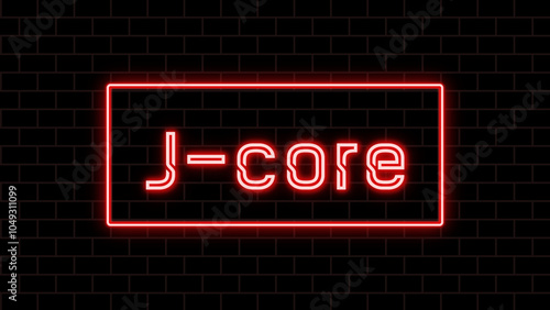 J-core (Jコア) のネオン文字 photo