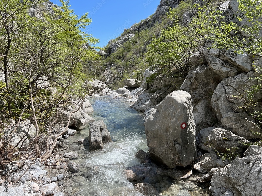 Mala Paklenica Canyon, Seline (Paklenica National Park, Croatia) - Die Schlucht von Mala Paklenica, Seline (Nationalpark, Kroatien) - Kanjon Male Paklenice (Nacionalni park Paklenica, Hrvatska) Mala Paklenica Canyon, Seline (Paklenica National Park, Croatia) - Die Schlucht von Mala Paklenica, Seline (Nationalpark, Kroatien) - Kanjon Male Paklenice (Nacionalni park Paklenica, Hrvatska)