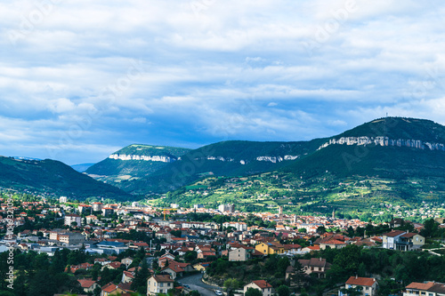 Obraz na płótnie Vue sur Millau