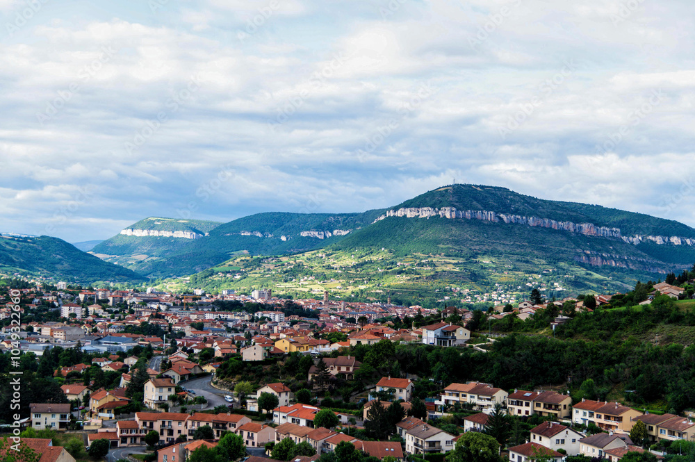 Obraz premium Vue sur Millau