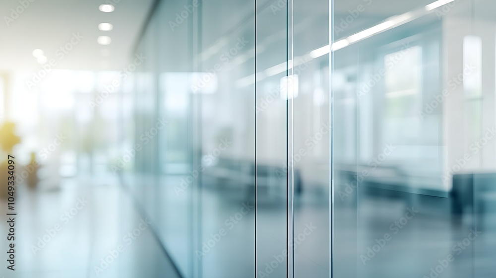 Open Office Plan with Glass Walls and Greenery for an EcoFriendly and Professional Work Environment : Generative AI Open Office Plan with Glass Walls and Greenery for an EcoFriendly and Professional Work Environment : Generative AI