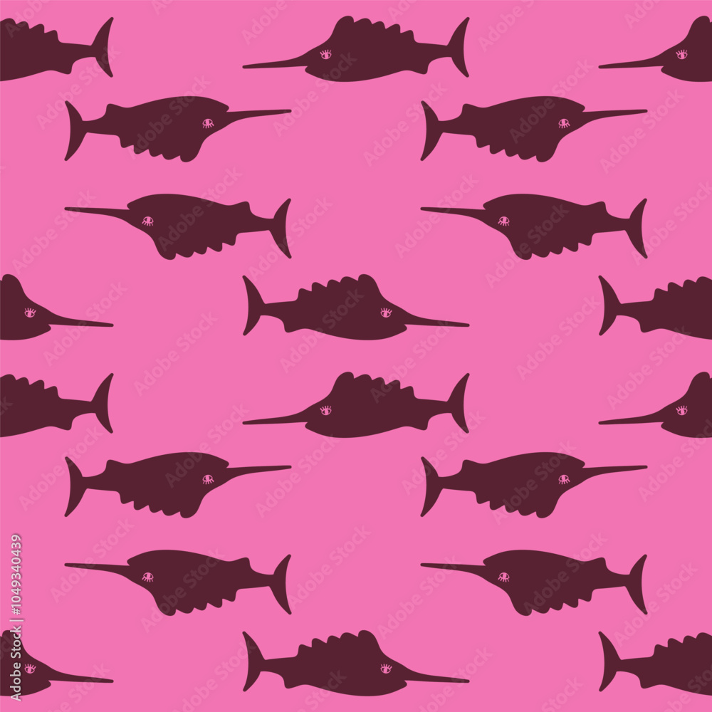 seamless pattern with fishes seamless pattern with fishes
