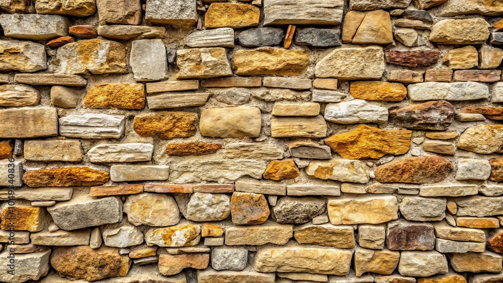 Fototapeta premium Weathered stone wall texture with rough, natural patterns, stone, wall, texture, weathered, rough, natural, patterns, surface