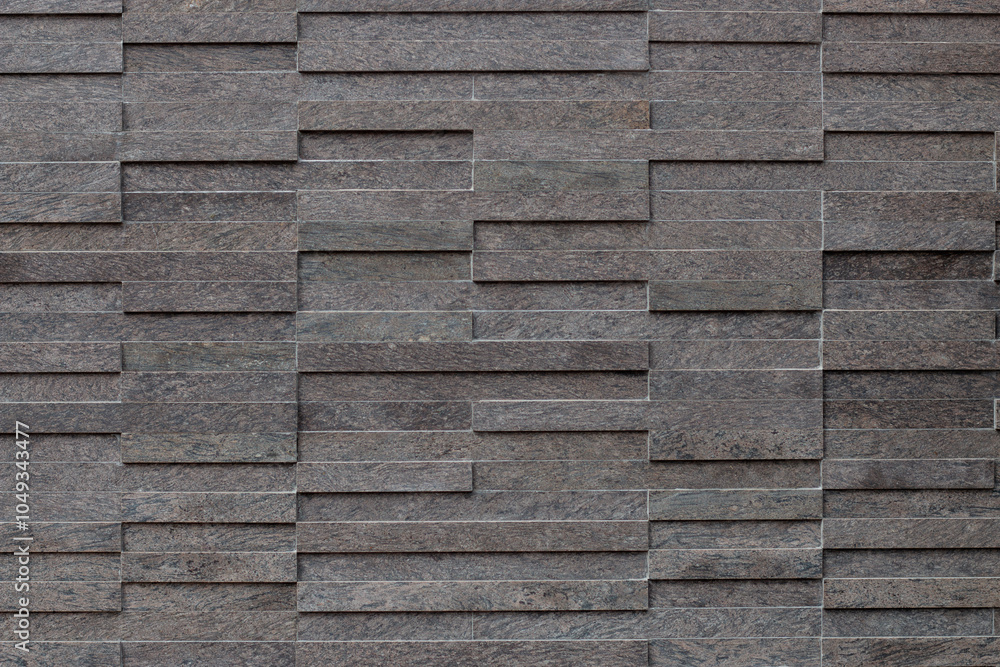 Fototapeta premium Stone texture with strip rectangle pattern