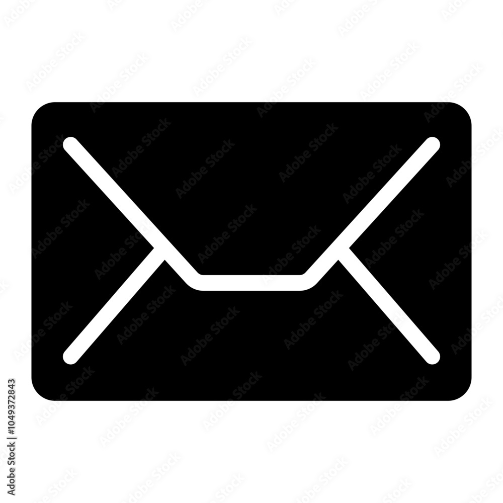 mail glyph icon mail glyph icon