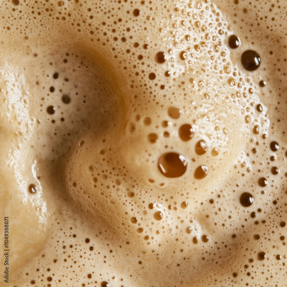 A close-up of a latte with decorative coffee f социальной нework, with space for text. A close-up of a latte with decorative coffee f социальной нework, with space for text.