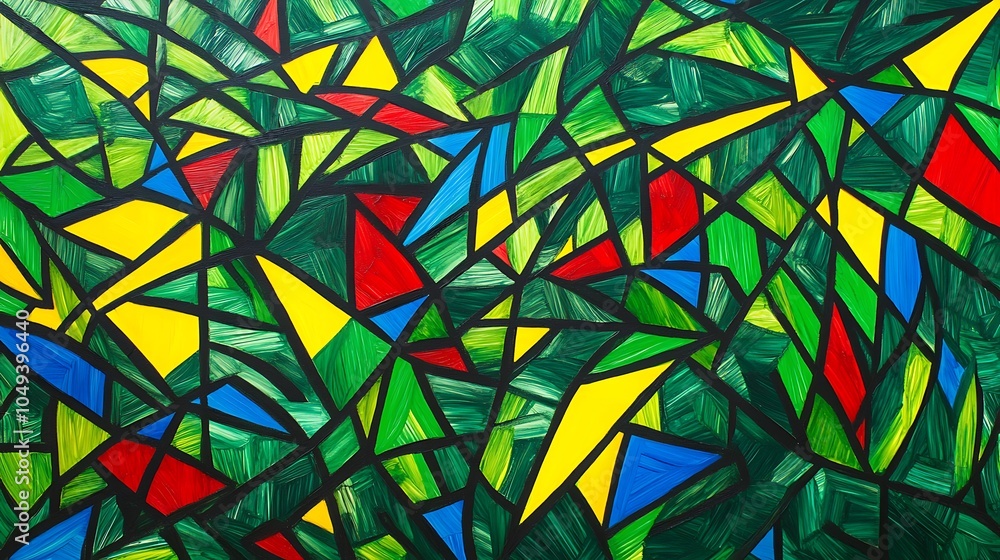 Colorful Abstract Geometric Illustration Colorful Abstract Geometric Illustration