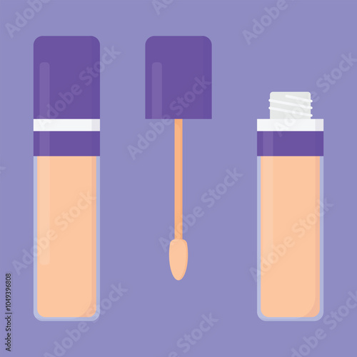 Tone Concealer vector icon. Concealer Make up vector illustration. cosmetic concealer