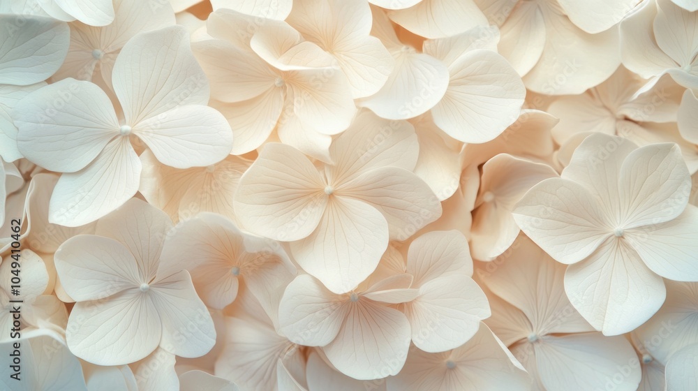A close-up of delicate white flower petals arranged beautifully. A close-up of delicate white flower petals arranged beautifully.