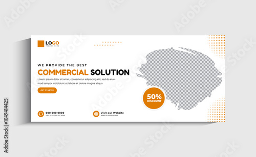 Digital Marketing Facebook Cover template