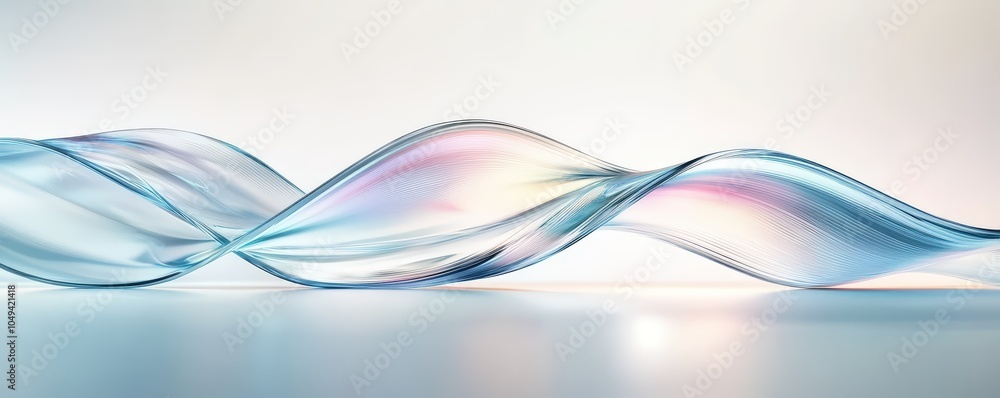 A captivating wave-like design featuring translucent, colorful forms that evoke a sense of fluidity and elegance. A captivating wave-like design featuring translucent, colorful forms that evoke a sense of fluidity and elegance.