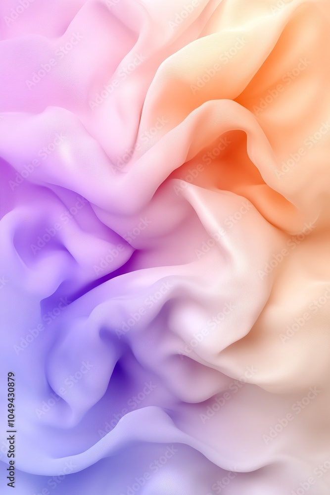 Obraz premium Iridescent bubbles, different sizes, soft, pastel colors, background