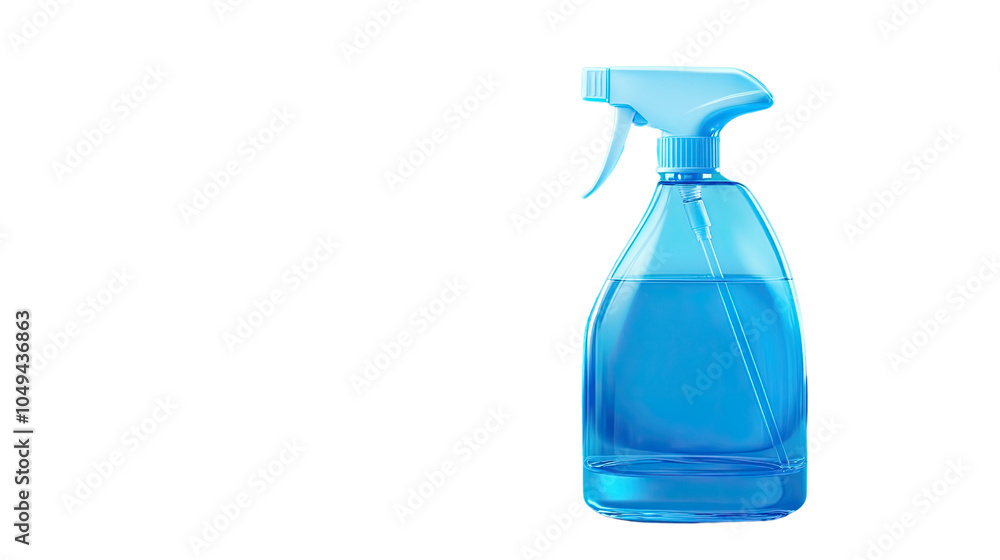 Blue plastic bottle isolated on a white background Blue plastic bottle isolated on a white background