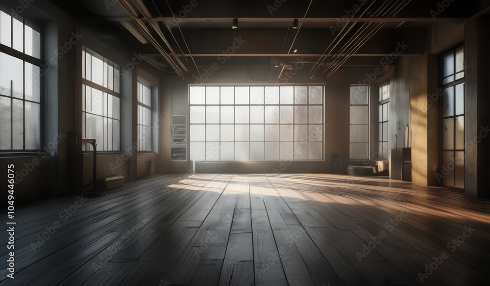 a room with a lot of windows and a wooden floor a room with a lot of windows and a wooden floor
