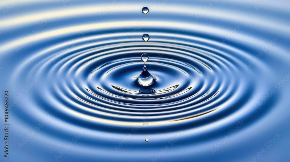 Explore the serenity of water ripples as drops create beautiful patterns on the surface Explore the serenity of water ripples as drops create beautiful patterns on the surface