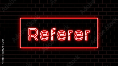 Referer のネオン文字 photo