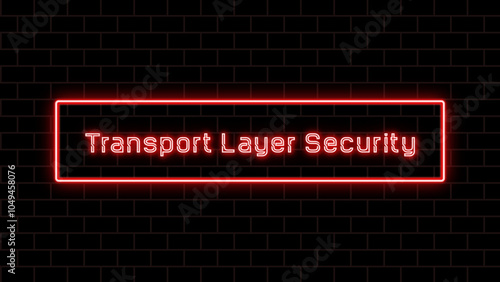 Transport Layer Security のネオン文字 photo