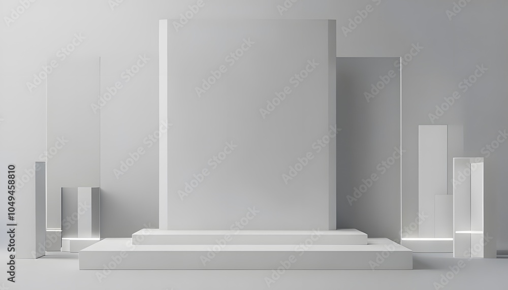 Minimalist Product Display Podium Background Minimalist Product Display Podium Background