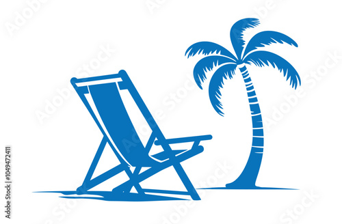  sea beach chair silhouette free 