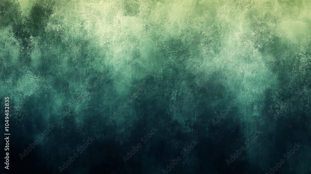 Obraz premium textured abstract background with gradient of green shades, creating calming and serene atmosphere. blend of light and dark tones adds depth and interest to composition