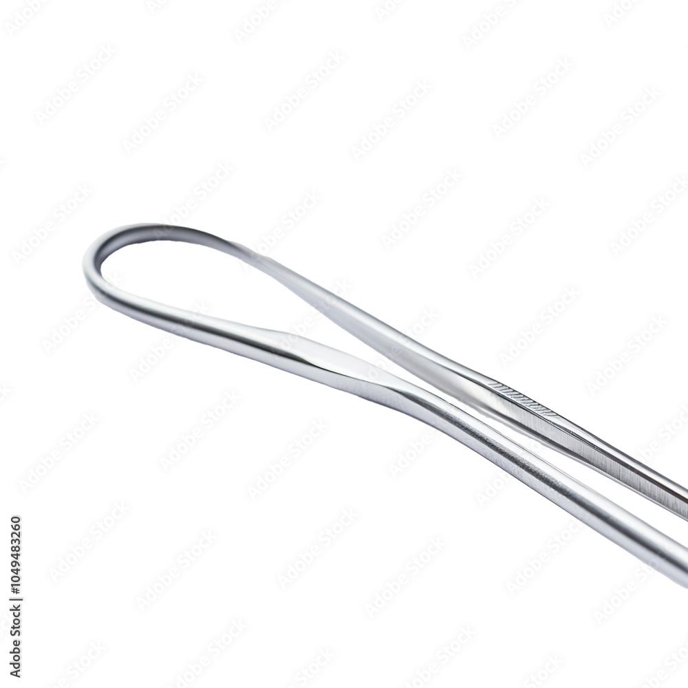 Metal wire loop on transparent background for design. Metal wire loop on transparent background for design.