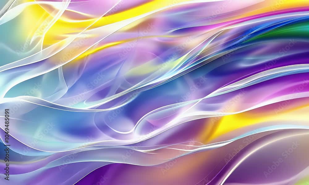 Holographic satin fabric with an iridescent sheen, flowing in soft pastel shades of purple and blue, creating an ethereal and dreamy background for design projects.
Holographic satin fabric with an iridescent sheen, flowing in soft pastel shades of purple and blue, creating an ethereal and dreamy background for design projects.