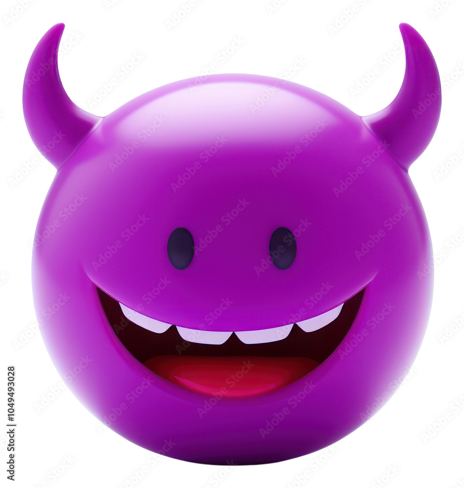 PNG Devil emoji purple face toy. PNG Devil emoji purple face toy.