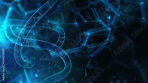 Abstract Scientific Background - a captivating and innovative visual. The abstract scientific background presents a thought-provoking and futuristic scene.