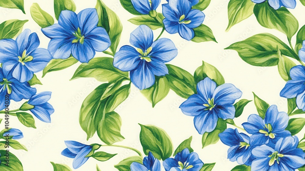 Explore the beauty of vibrant blue floral patterns that brighten any design project Explore the beauty of vibrant blue floral patterns that brighten any design project