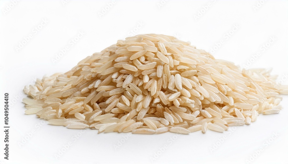 Pile of brown rice grains Pile of brown rice grains