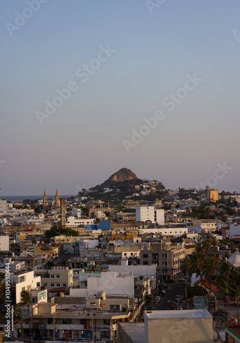 view from the top of the hill