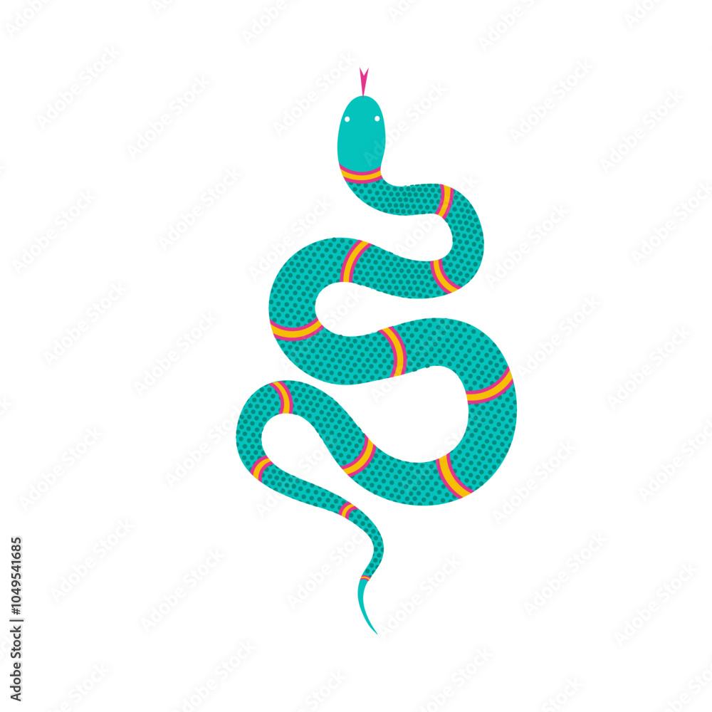 Obraz premium snakes with unique styles and textures so they look attractive
