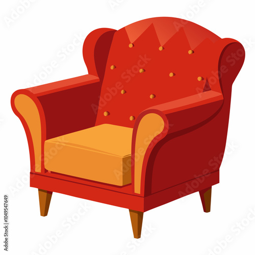 armchair vector illustration 