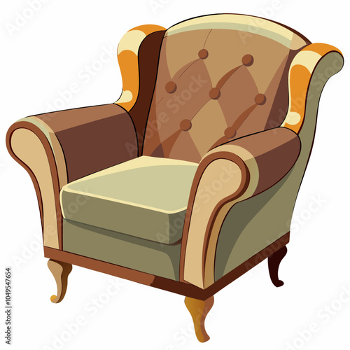 armchair vector illustration 