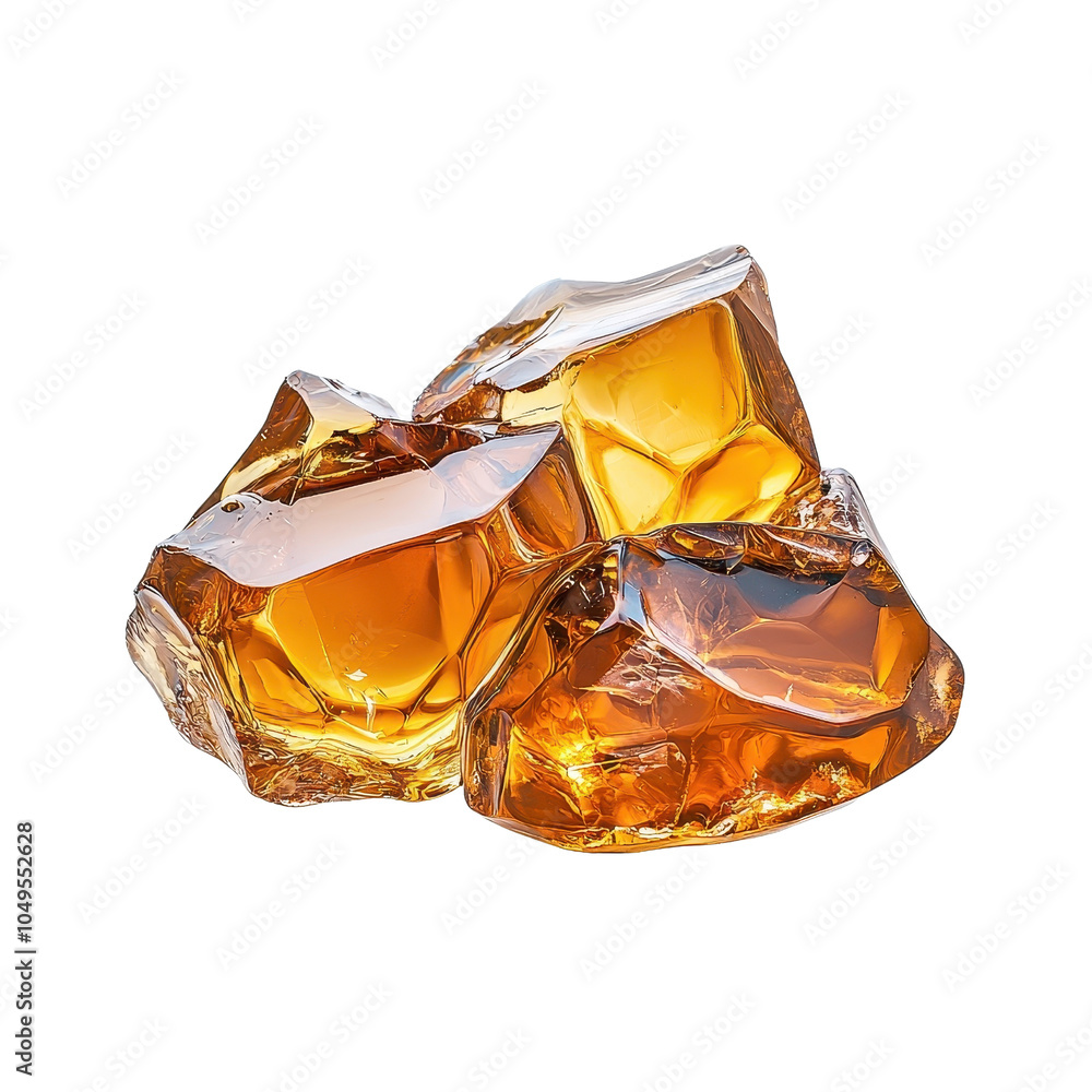 Watercolor style amber, isolated on a white background. cutout png Watercolor style amber, isolated on a white background. cutout png