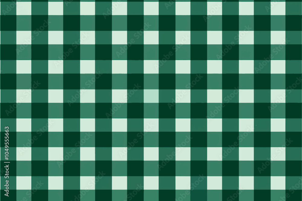 Green checkered pattern background Green checkered pattern background