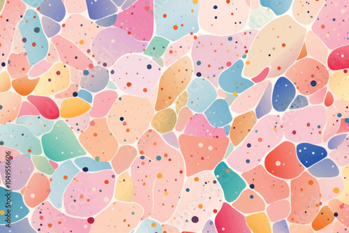 Colorful abstract mosaic pattern