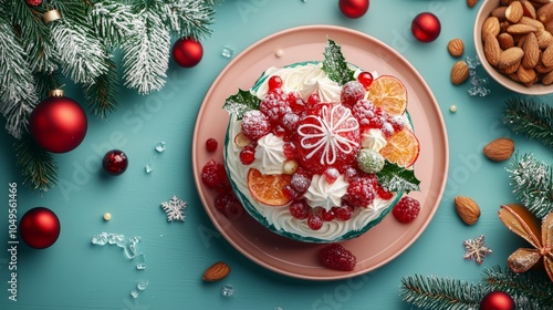 Bolo Rei Decorated with Candied Fruits