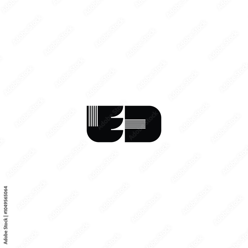 ED monogram logo design letter text name symbol monochrome logotype alphabet character simple logo ED monogram logo design letter text name symbol monochrome logotype alphabet character simple logo
