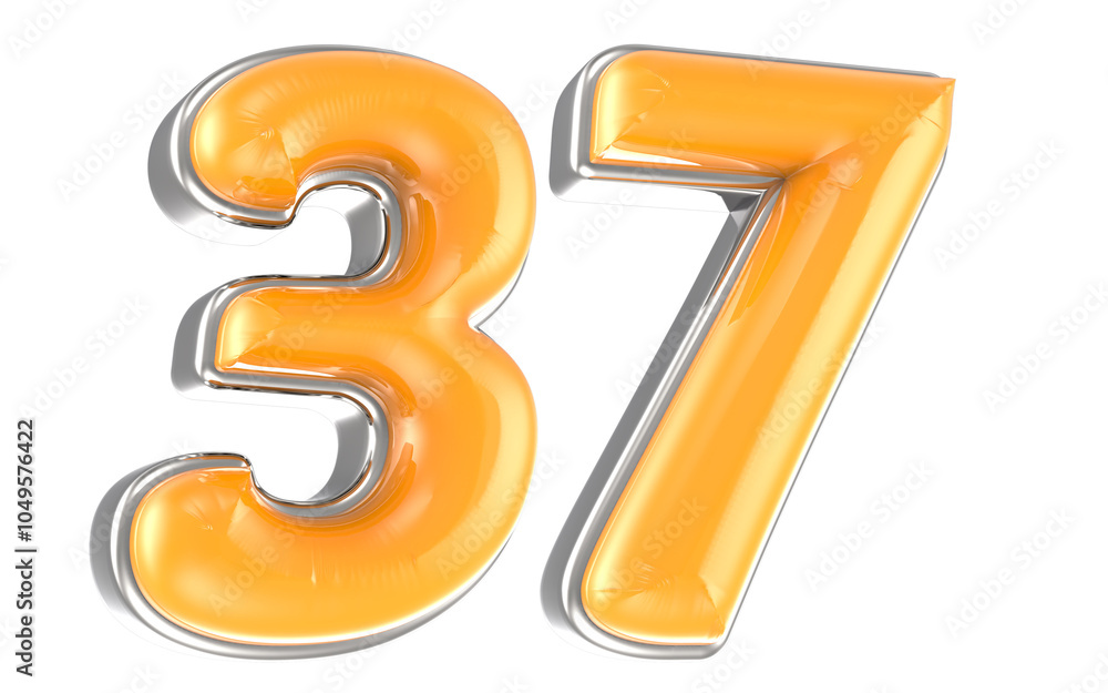 Font And Number Gold For Design 3D Render Font And Number Gold For Design 3D Render