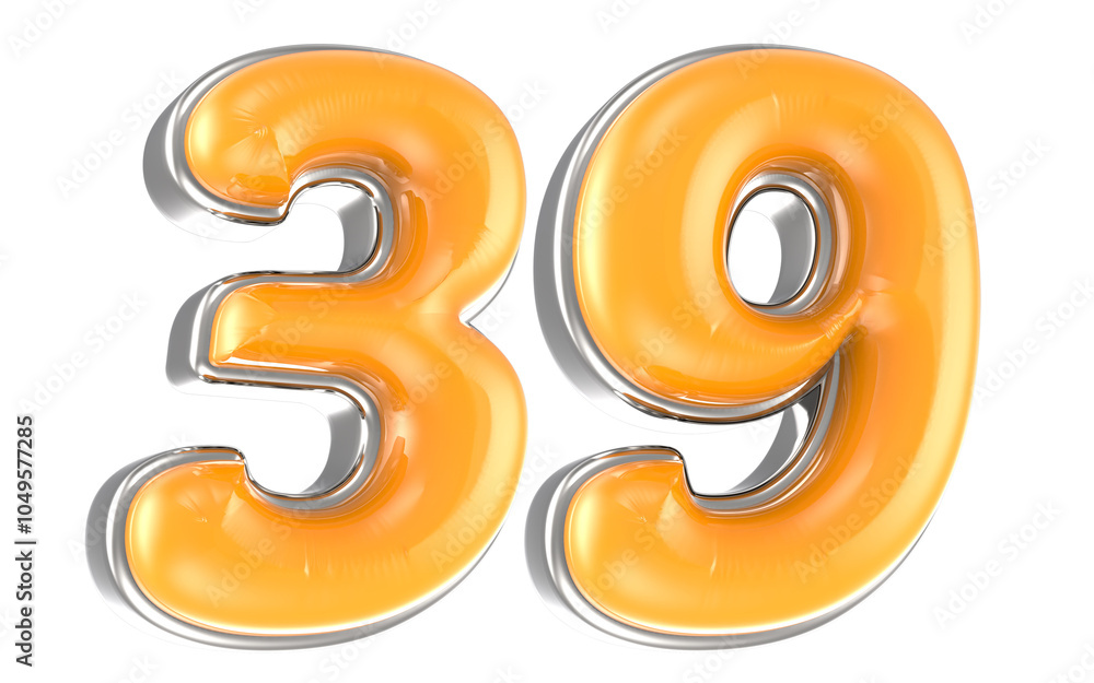 Font And Number Gold For Design 3D Render Font And Number Gold For Design 3D Render