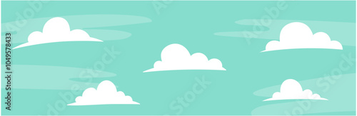 white cloud in the blue sky background