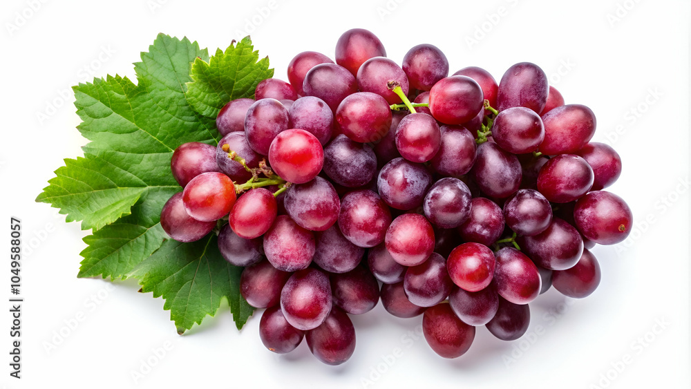 Obraz premium fresh, vibrant red grapes