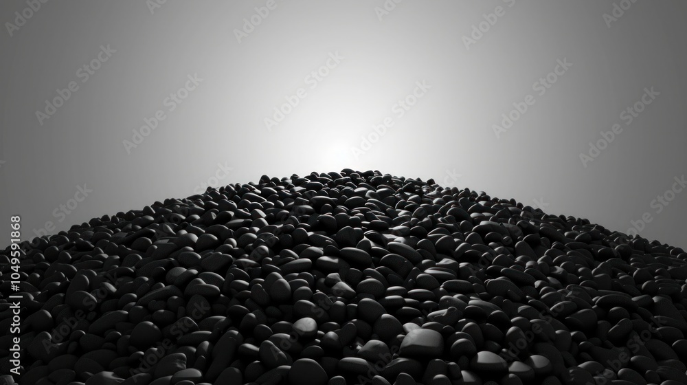 Fototapeta premium Monochrome Gradient Grain Texture Background in Grey, Black, and White with Smooth Grainy Design and Ample Copy Space