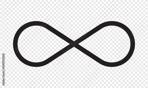 Infinity symbol icon. vector illustration.