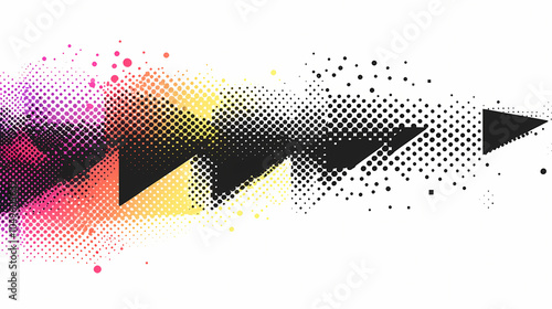 Wallpaper Mural abstract background with dots Torontodigital.ca