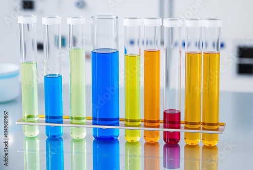 Chromatography Columns Several chromatography columns prepared f