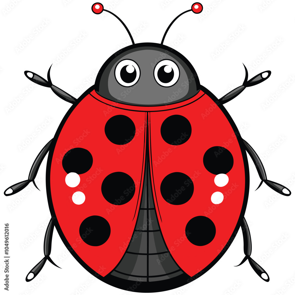 Charming Ladybug Logo Design for Nature and Eco Branding Charming Ladybug Logo Design for Nature and Eco Branding