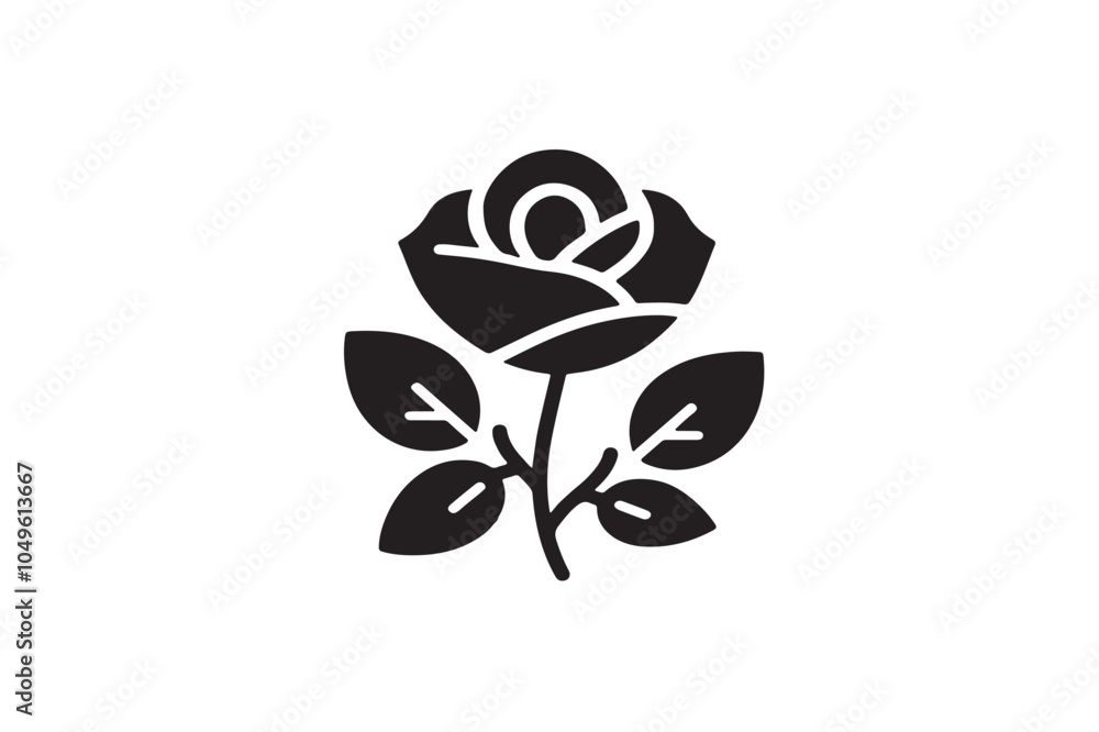 Obraz premium Minimalist Floral Logo Vector for Business and Personal Use