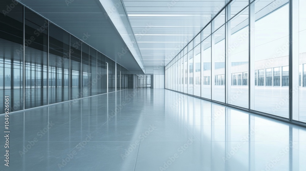 Fototapeta premium Modern Urban Space with Clean Lines and High Details